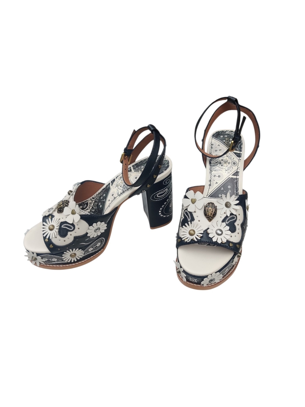 Kurt Geiger Flower Western Platform Heel